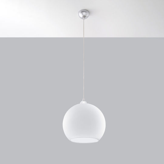 Sollux Ball Hängelampe Weiß 33x33x33cm