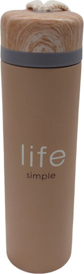 Natural Life Life Bottle Thermos Stainless Steel 500ml Multicolour