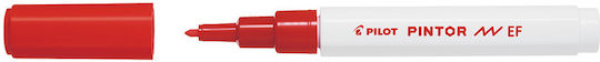 Pilot Pintor Extra Fine Marker de Proiectare 0.7mm Roșu