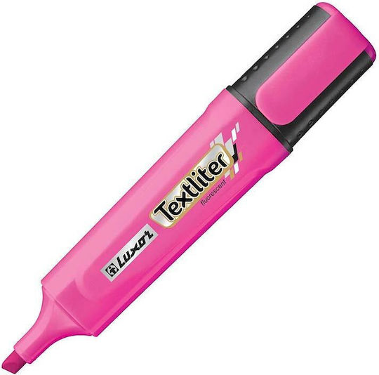 Luxor Textliner Μαρκαδόρος Υπογράμμισης Ροζ 5mm
