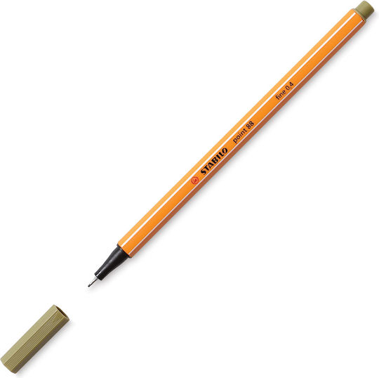 Stabilo Point 88 Design Marker 0.4mm Olive oil Mud Green
