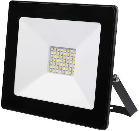 Redled Στεγανός Προβολέας LED 50W Φυσικό Λευκό 4000K IP65