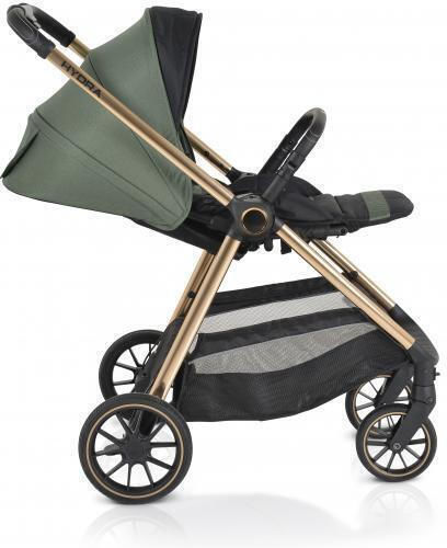 Cangaroo Hydra Adjustable 2 in 1 Baby Stroller Suitable for Newborn Khaki