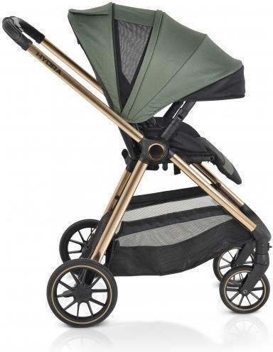 Cangaroo Hydra Adjustable 2 in 1 Baby Stroller Suitable for Newborn Khaki