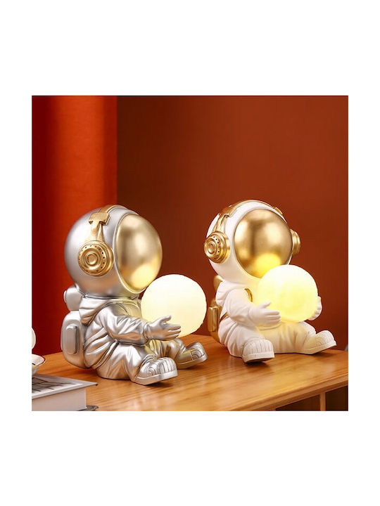 JF197 Decorative Lamp Astronaut Silver