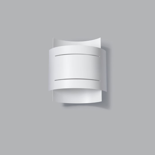 Sollux Hestia Modern Lamp Wall with Socket G9 White 23x27x15.5cm