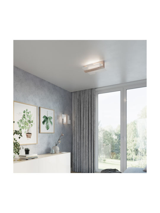 Sollux Feniks 1 Modern Leuchte Wand Braun 43x12x30cm