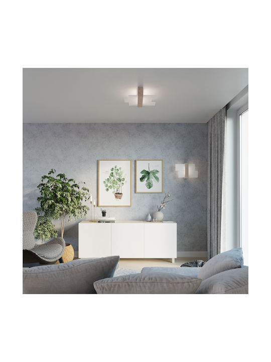 Sollux Feniks 1 Modern Leuchte Wand Braun 43x12x30cm