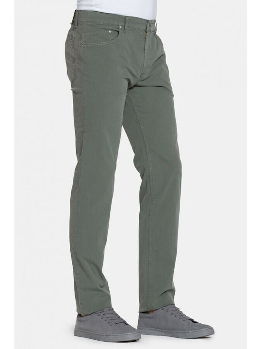 Carrera Jeans Men's Trousers Elastic in Regular Fit Green