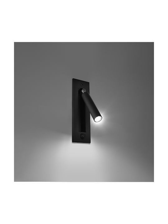 Sollux Enif Einzel Spot mit Fassung G9 in Schwarz Farbe