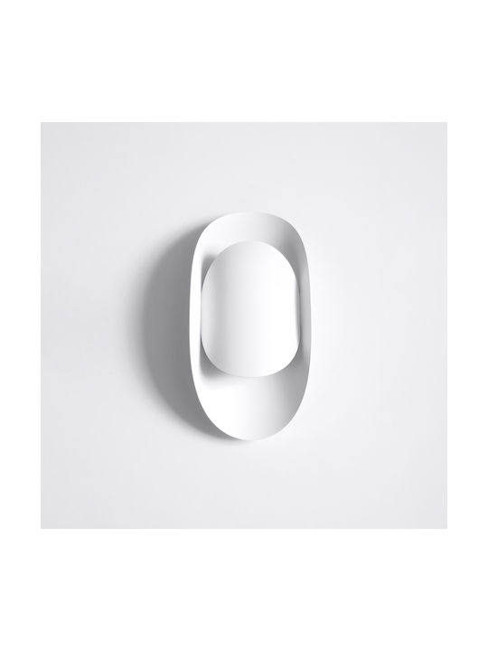 Sollux Tear Modern Lamp Wall with Socket G9 White 10x15x14.5cm
