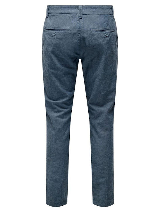 Only & Sons Herrenhose Chino Marineblau