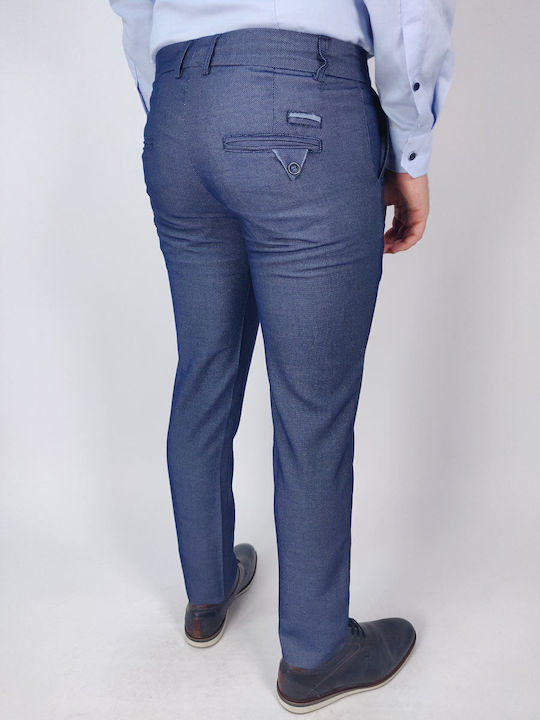 Trousers Chino in Slim Fit Navy Blue