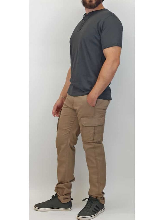 Freeland Men's Trousers Cargo Brown