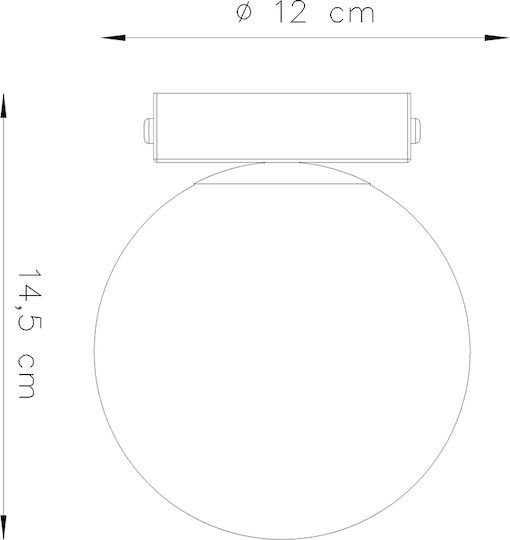 Sollux Πλαφονιέρα 23εκ.