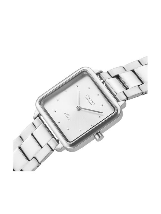 Strand by Obaku Ρολόι Μπαταρίας με Μεταλλικό Μπρασελέ Strand by Obaku Ρολόι Μπαταρίας με Μεταλλικό Μπρασελέ