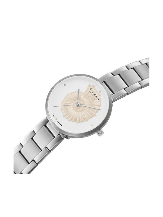 Strand by Obaku Ρολόι Μπαταρίας με Μεταλλικό Μπρασελέ Strand by Obaku Ρολόι Μπαταρίας με Μεταλλικό Μπρασελέ