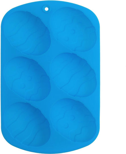 Silicone Mold Easter Eggs 6 Slots 070