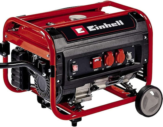 Einhell Γεννήτρια Βενζίνης Τετράχρονη με Χειροκίνητη Μίζα, Ρόδες και Μέγιστη Ισχύ 3.1kVA