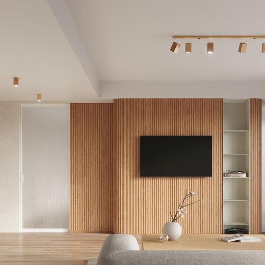 Sollux Keke Single Spot with Socket GU10 in Brown Color