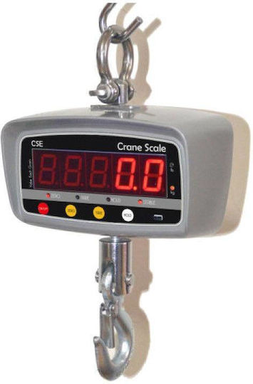 ICS CSE-500 Elektronisch Professionelle Hängewaage mit einer Wiegekapazität von 500kg und einer Unterteilung von 200gr