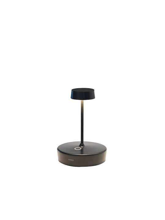 Zafferano Zafferano Außenstehlampen LED Tischleuchte 2W mit Warmweißem Licht IP65 Silber