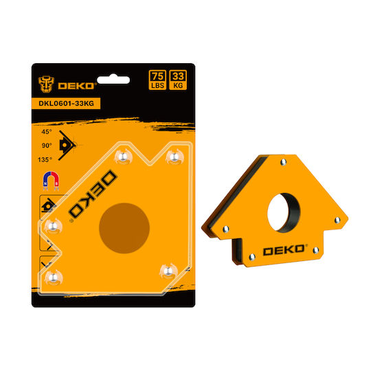 Deko DKL0602-33KG Unghiul de sudare cu capacitate magnetică 33kg