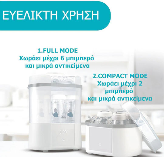 Chicco SterilNatural & Dryer Electric Baby Sterilizer for 6 Bottles