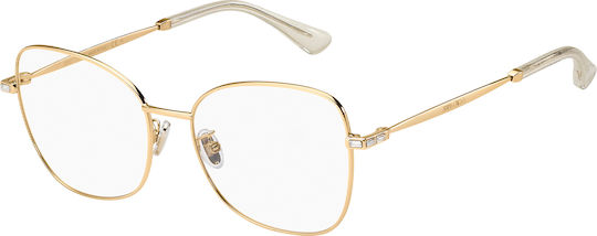 Jimmy Choo Weiblich Metallisch Brillenrahmen Schmetterling Gold JC286/G J5G