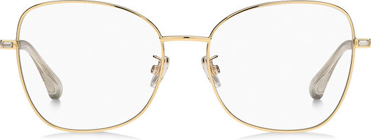 Jimmy Choo Weiblich Metallisch Brillenrahmen Schmetterling Gold JC286/G J5G