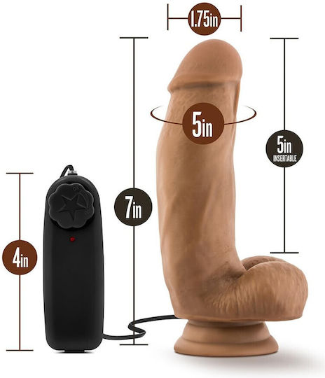 Blush Loverboy-MMA Fighter Realistic Vibrator 18cm Mocha