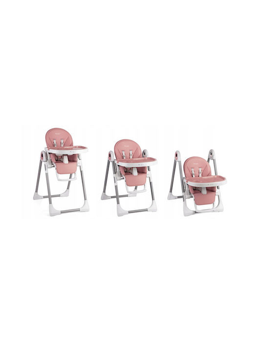 Belo Klappbarer 3 in 1 Rosa Baby Hochstühle