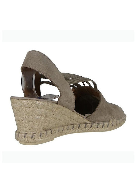 Maika Serraje Women's Leather Platform Espadrilles Pouro