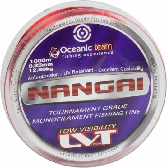 Oceanic Nangai Fishing Line Red L1000m