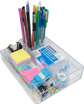 Plastic Desk Organizer in Transparent Color