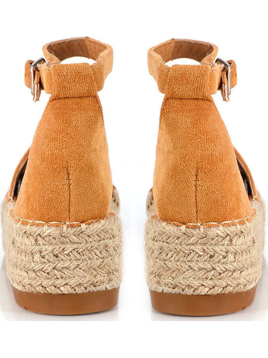 Women's Suede Espadrilles Beige