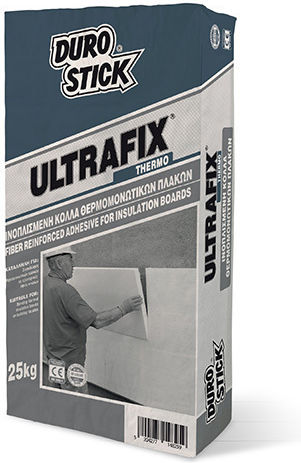 Durostick Ultrafix Thermo Thermal Insulation Plate Adhesive Gray 25kg