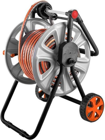 Neo Tools Τροχήλατη Ανέμη Ποτίσματος χωρίς Λάστιχο με Χερούλι Μαζέματος