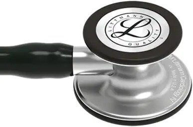 Littmann Кардиологичен Стетоскоп Непрекъснато с Двоен Конус Черен
