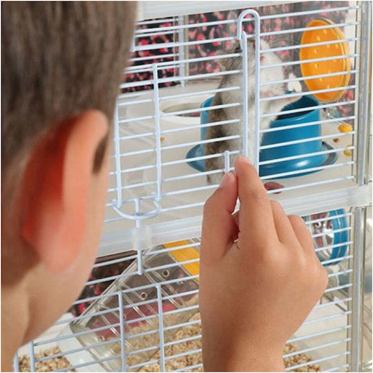 Zolux Rody 3 Duo Cușcă Pentru Rozătoare Cușcă Pentru Animale Mici Roșie 41x27x40.5cm