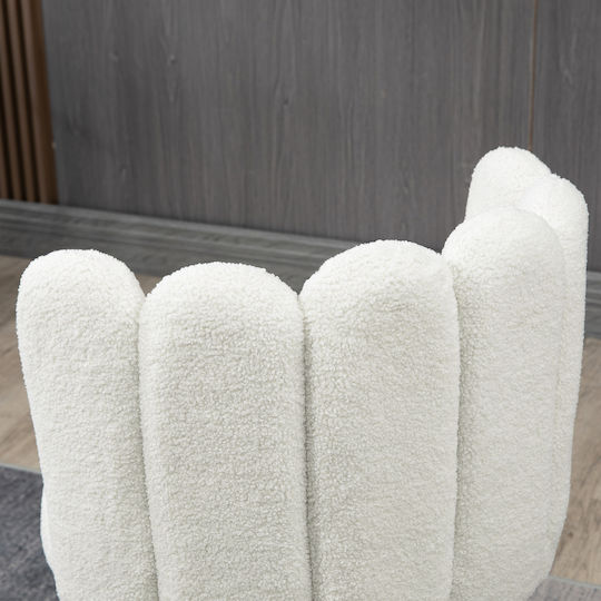 Табуретка Бар с гръбнак Текстил Бежов 2бр 52x53x93бр