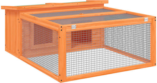 vidaXL 172286 Wooden Cage for Rabbits 117.5x97x47.5cm