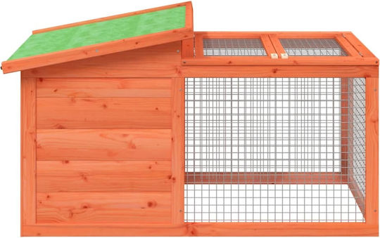 vidaXL 172289 Wooden Cage for Rabbits 100.5x54x55cm