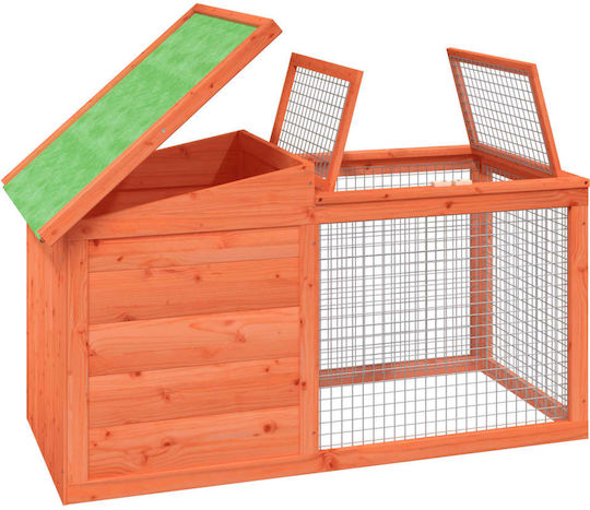 vidaXL 172289 Wooden Cage for Rabbits 100.5x54x55cm