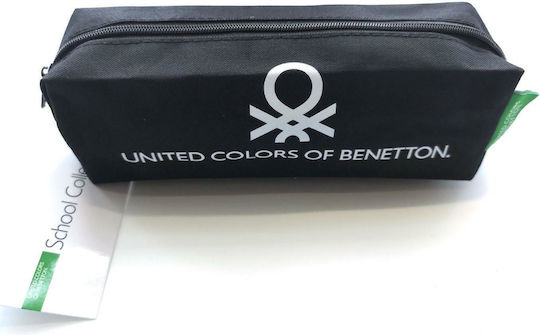Benetton Κασετίνα Βαρελάκι Μαύρη