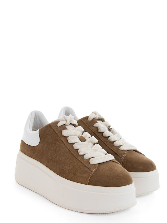Moby Γυναικεία Sneakers Καφέ