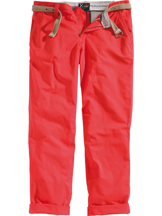 Pantaloni Chino Roșu
