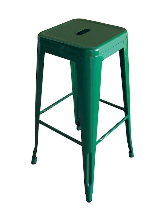 Metallic Garden for Bar Stool Green 42x42x76cm