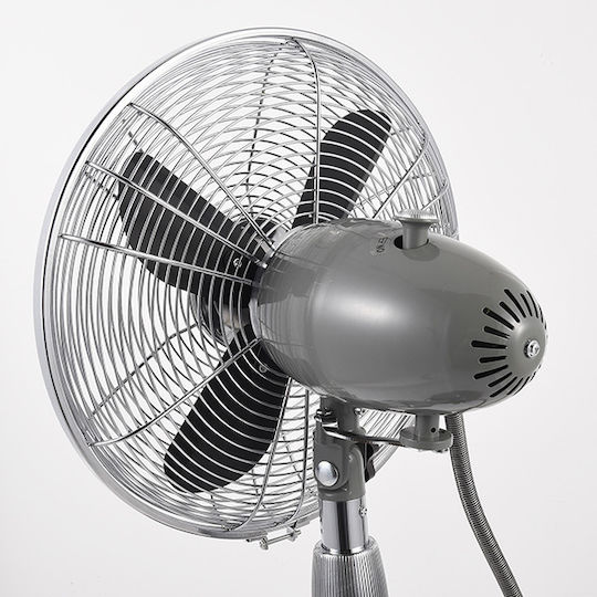Eurolamp Eurolamp Ventilator Sockel 35W Lüfterdurchmesser 34cm Grau
