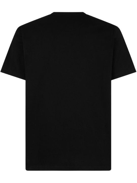 Dsquared2 T-shirt Bărbătesc cu Mânecă Scurtă Negru